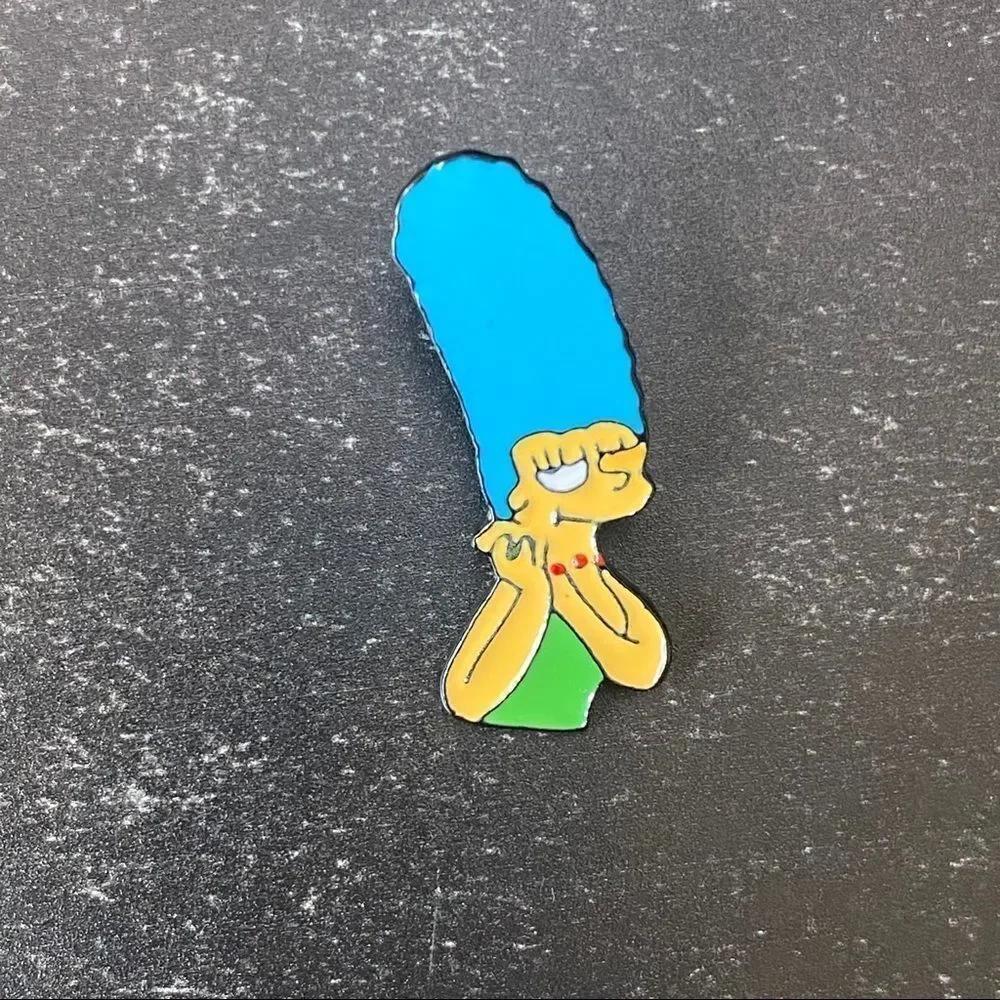Marge Simpson Enamel Pin/ Brooch